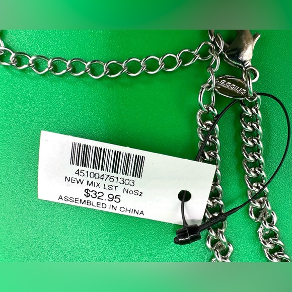 NWT Chico’s Mixed Metal Bib Necklace - Picture 6 of 7